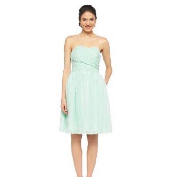 Tevolio Chiffon Dress Mint Green Small - Picture 1 of 8